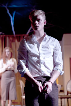 Tom Rhys Harries in Night Must Fall at RWCMD in 2011