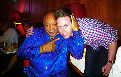 Quincy Jones with Ollie Howell