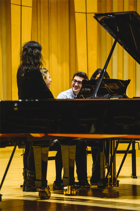 Labeque-Sisters-Masterclass RWCMD George
